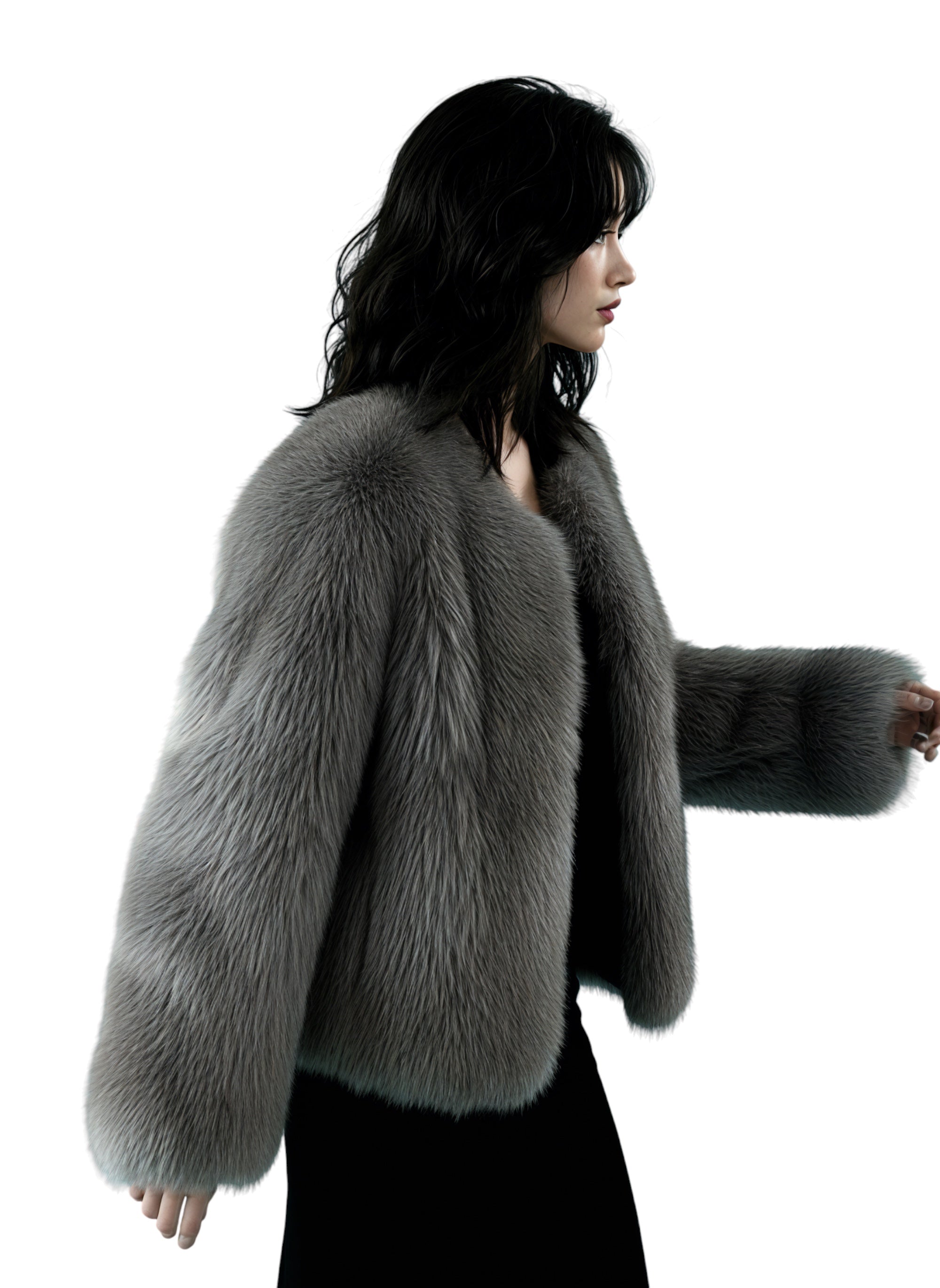 Breslin | Women’s Luxe Faux Fur Coat – Plush, Elegant, Winter-Ready