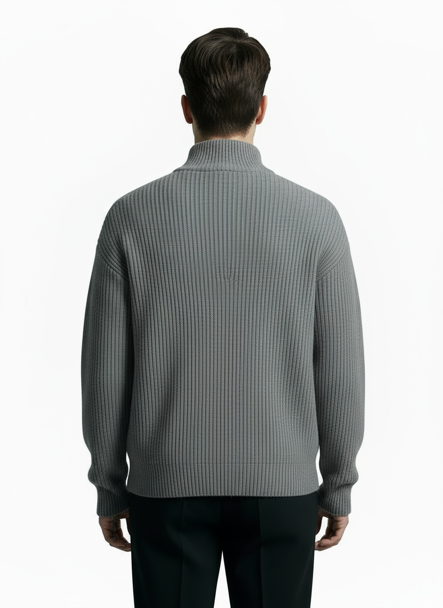Breslin | Men's Half-Zip Sweater – Casual Precision, Refined Warmth