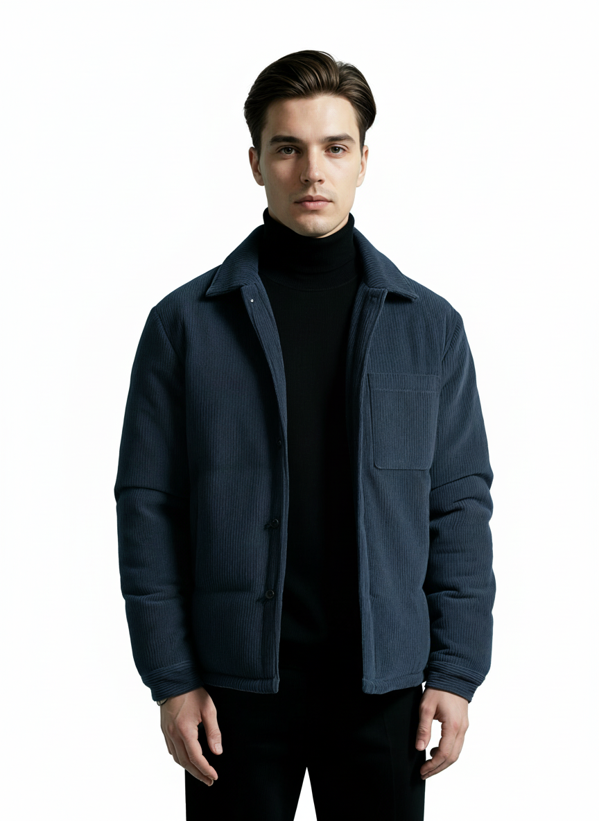 Breslin | Men’s Corduroy Overshirt – Soft Heritage Edition