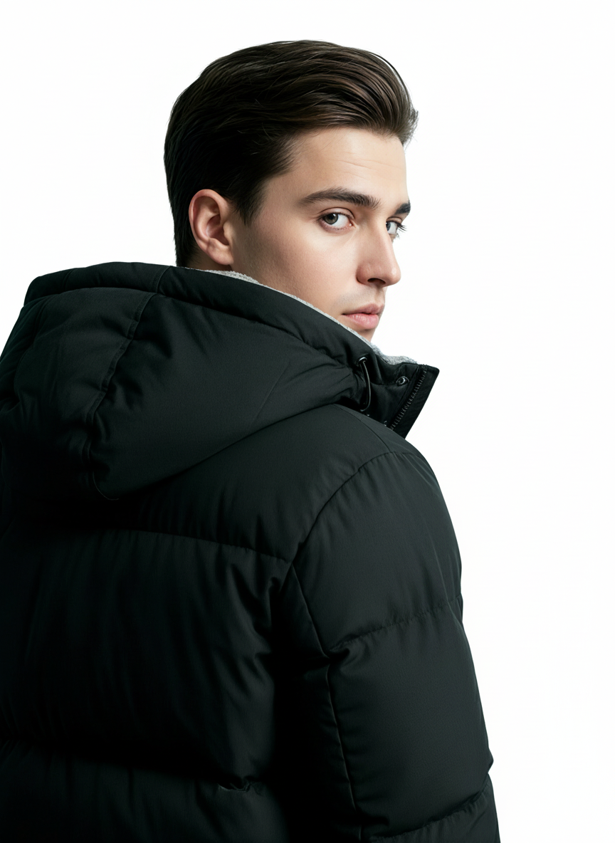 Breslin | Men’s Sherpa-Lined Winter Jacket– Ultimate Warmth, Urban Edge