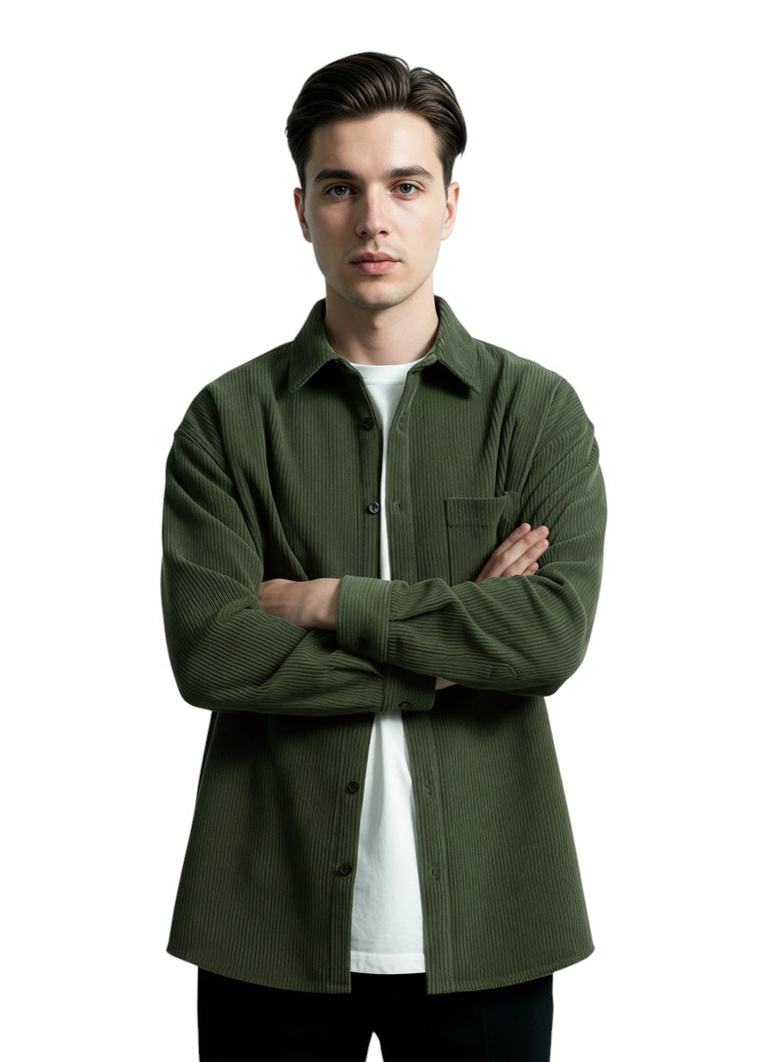 Breslin | Men’s Corduroy Overshirt – Soft Heritage Edition