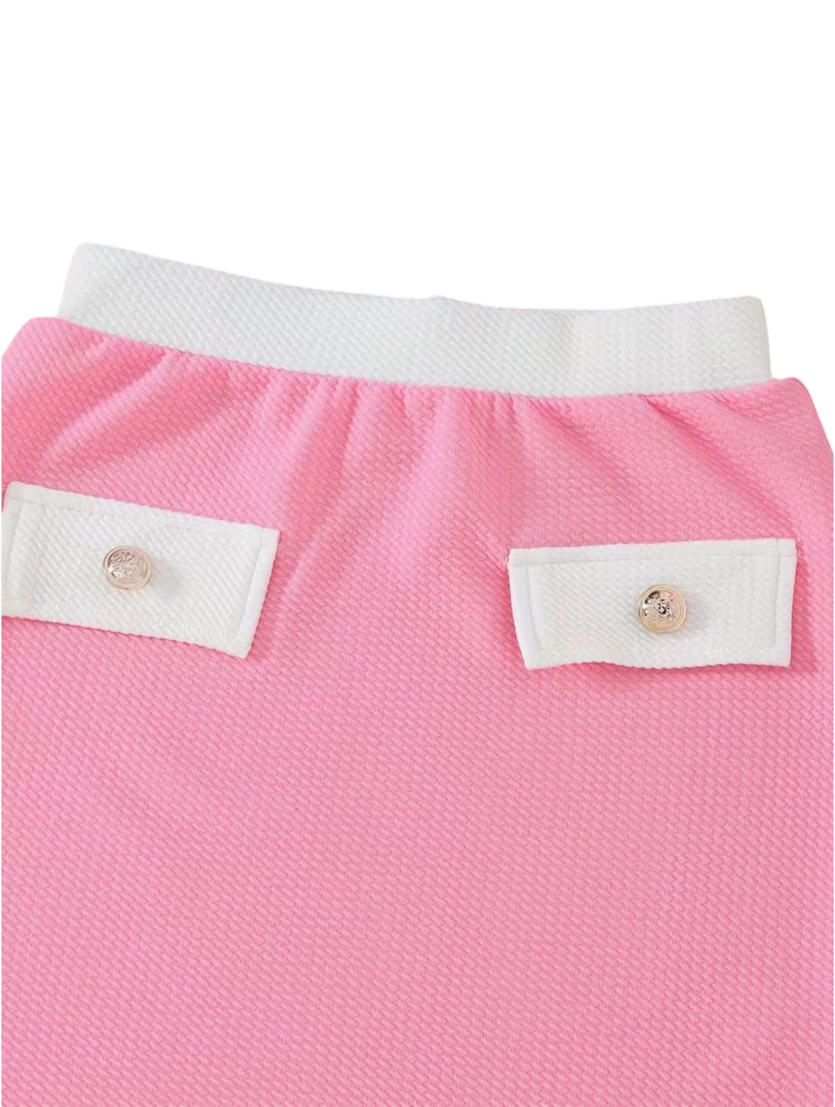 Breslin | Women's French Knit Two Piece Set with Mini Skirt