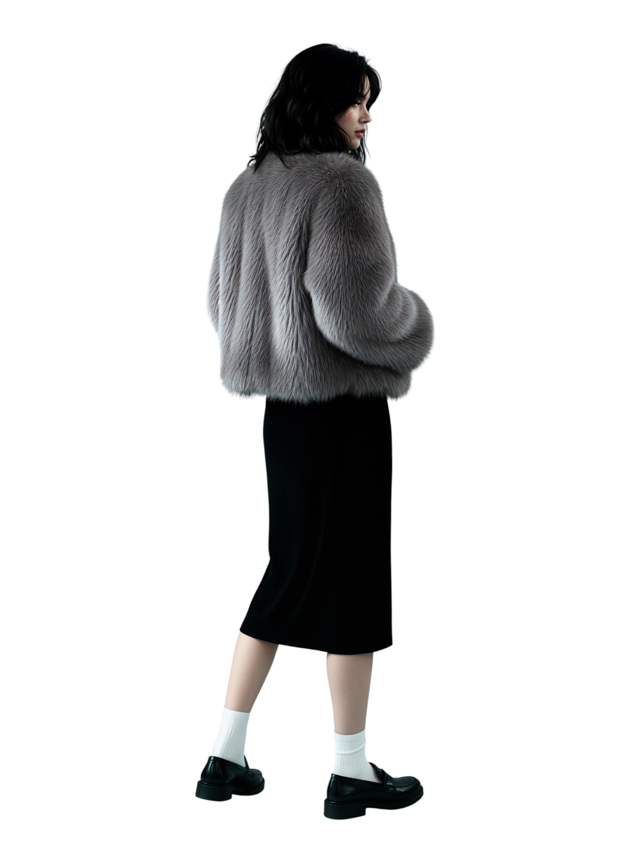 Breslin | Women’s Luxe Faux Fur Coat – Plush, Elegant, Winter-Ready