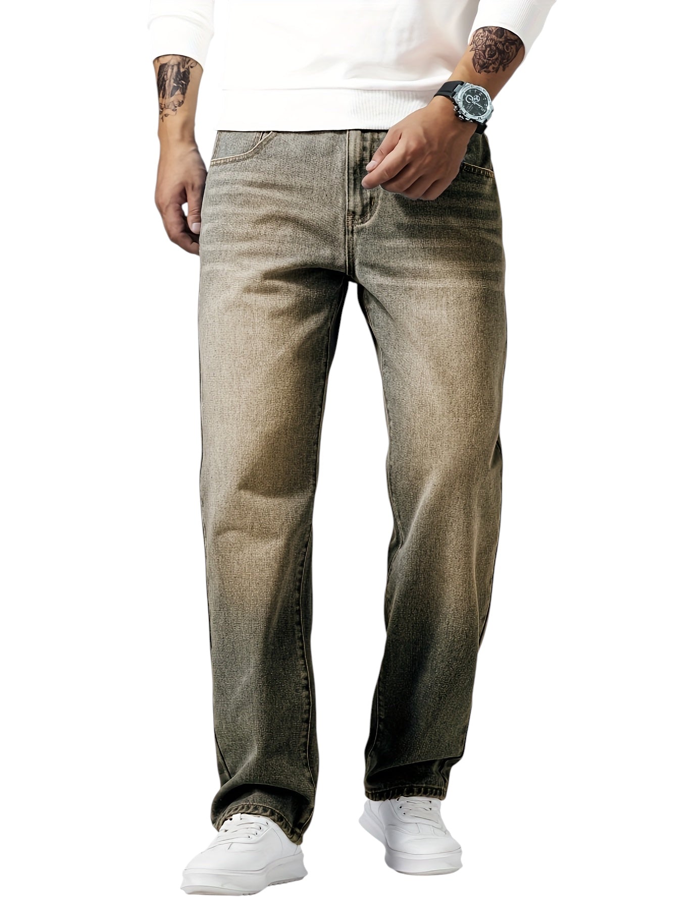 Breslin | Men’s Relaxed Straight-Leg Denim Jeans — Classic, Durable & Effortless