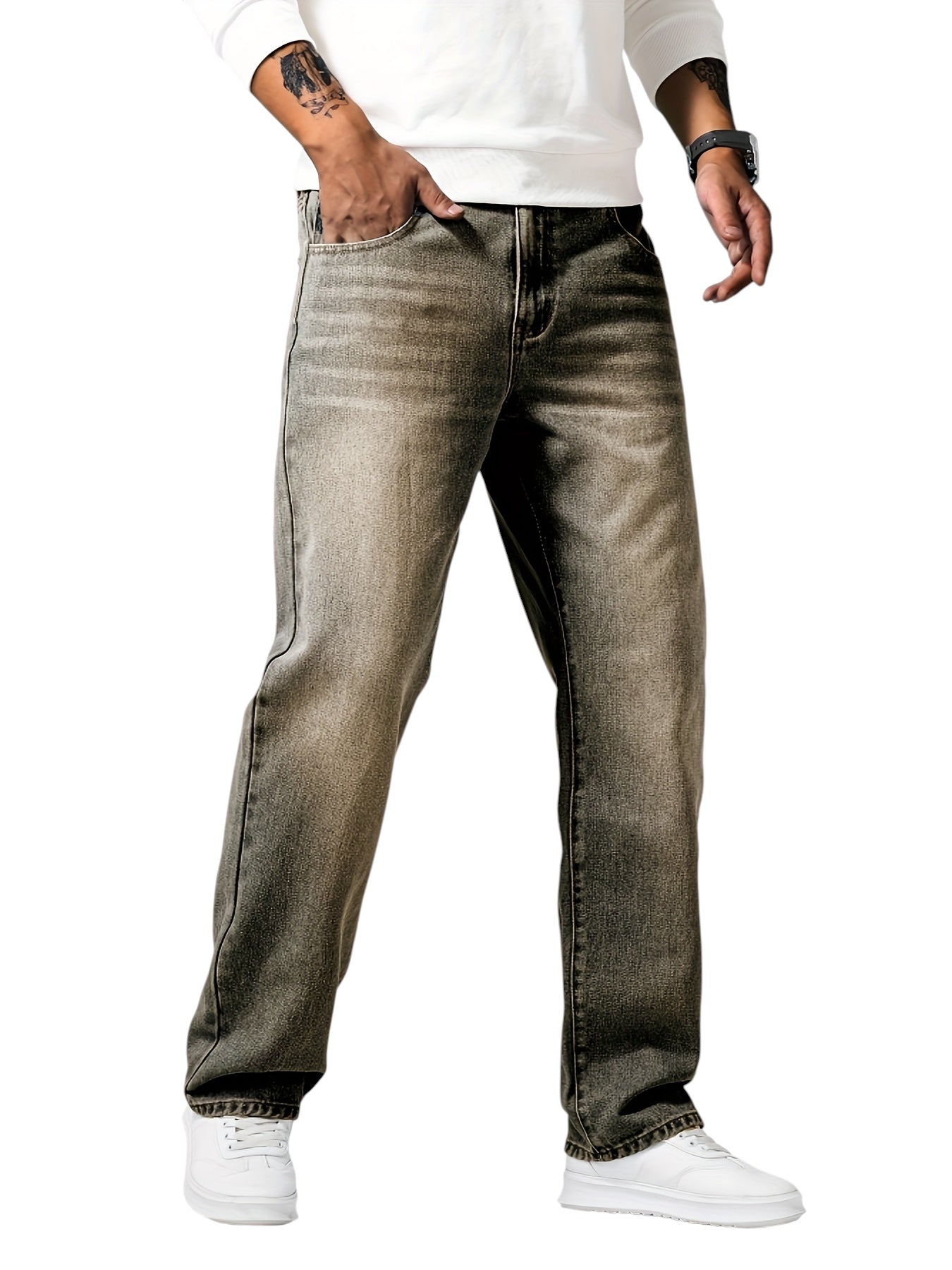 Breslin | Men’s Relaxed Straight-Leg Denim Jeans — Classic, Durable & Effortless