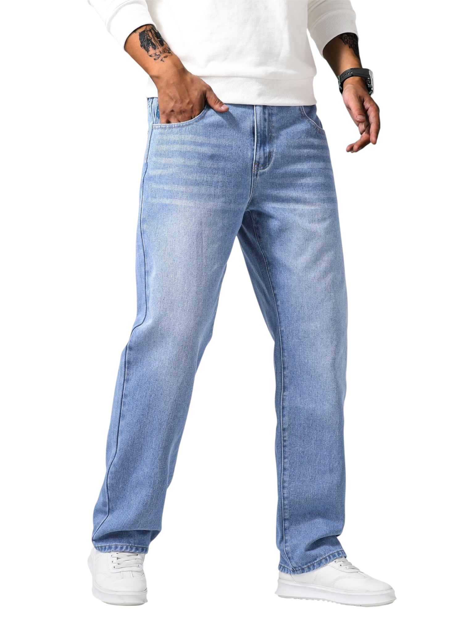Breslin | Men’s Relaxed Straight-Leg Denim Jeans — Classic, Durable & Effortless