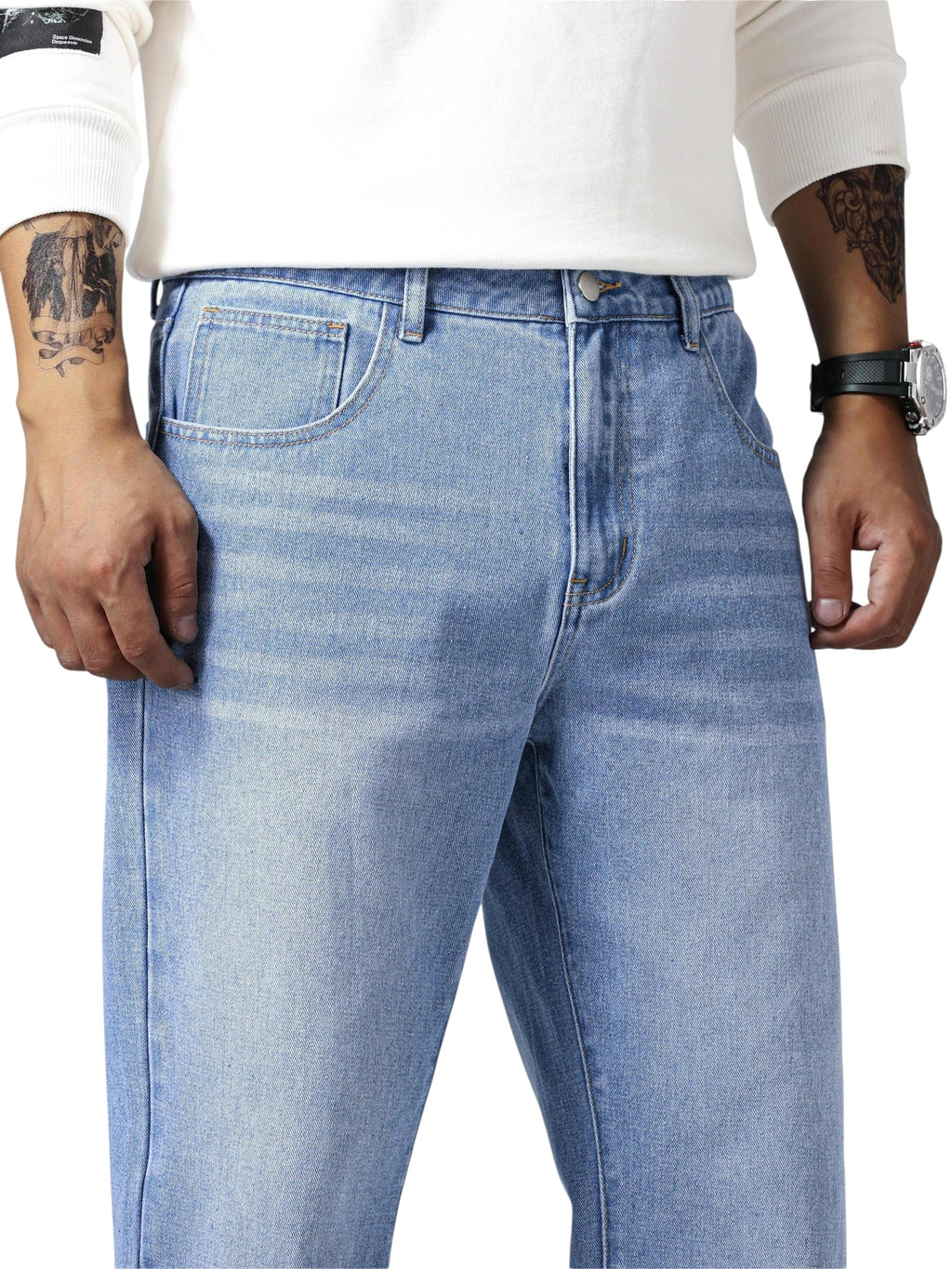 Breslin | Men’s Relaxed Straight-Leg Denim Jeans — Classic, Durable & Effortless