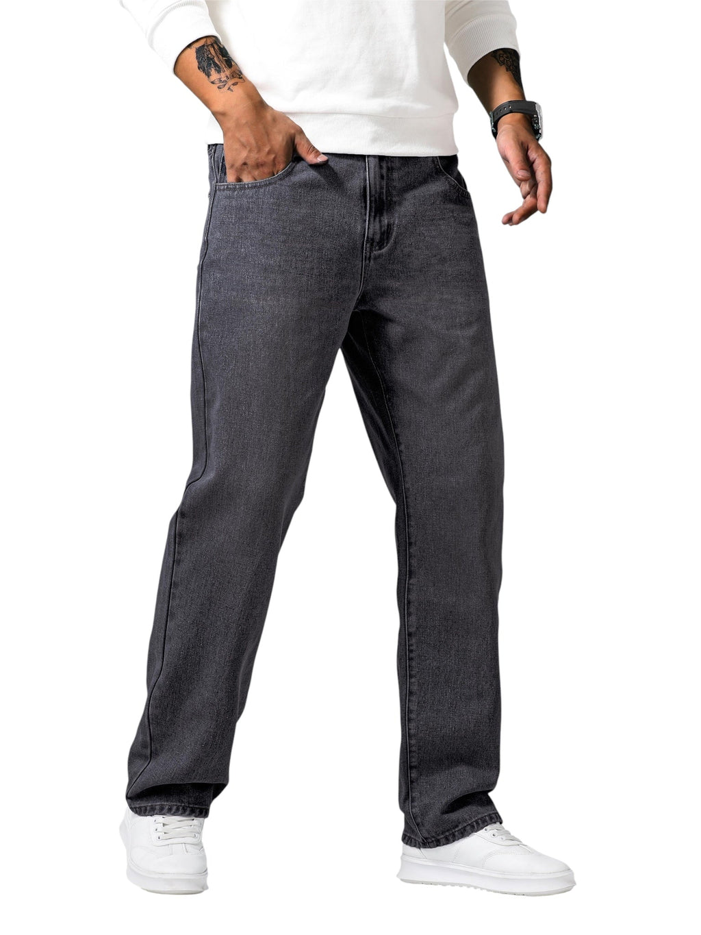 Breslin | Men’s Relaxed Straight-Leg Denim Jeans — Classic, Durable & Effortless