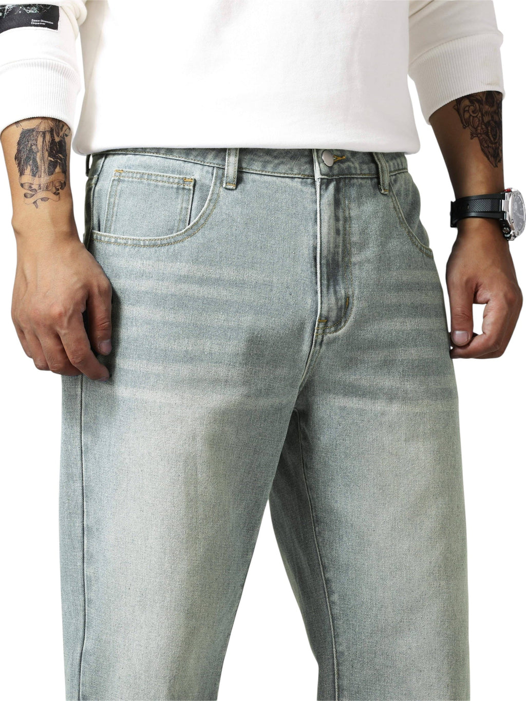 Breslin | Men’s Relaxed Straight-Leg Denim Jeans — Classic, Durable & Effortless
