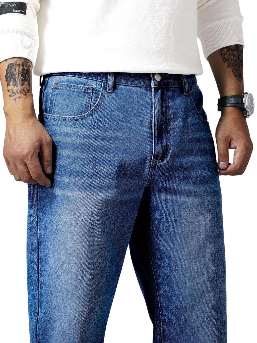 Breslin | Men’s Relaxed Straight-Leg Denim Jeans — Classic, Durable & Effortless