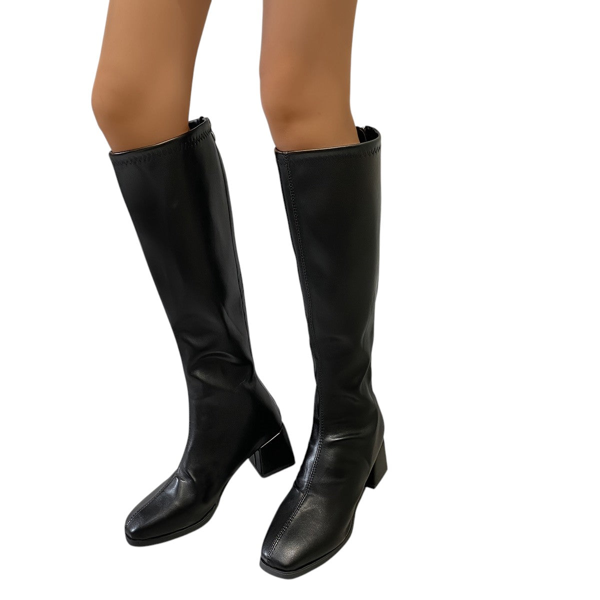 Breslin | Women’s Knee-High Leather Boots – Sleek, Timeless & Elegantly Elevated