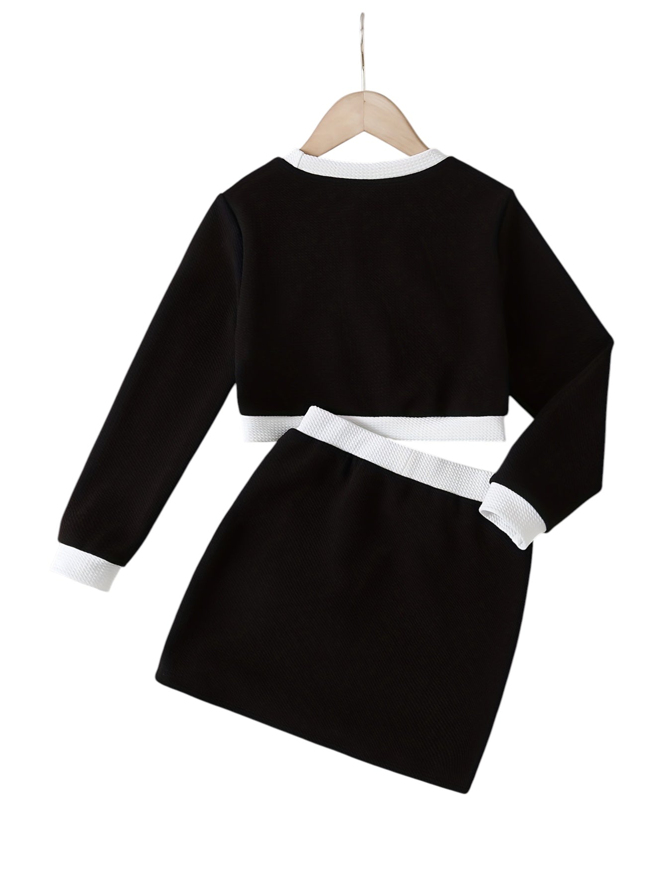 Breslin | Women's French Knit Two Piece Set with Mini Skirt