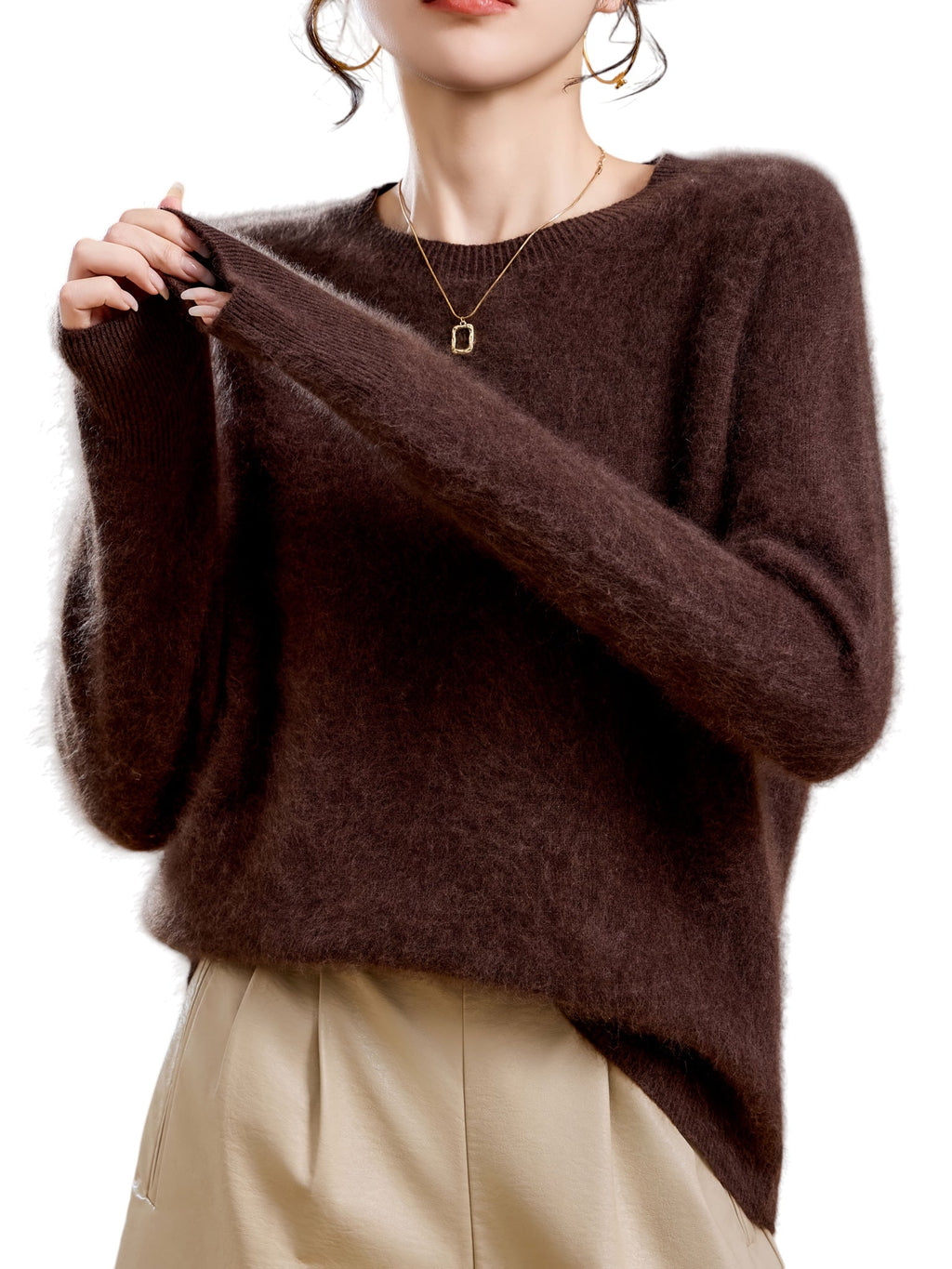 Breslin | Women's Cashmere & Wool Blend Sweater — Timeless Warmth, Effortless Luxury