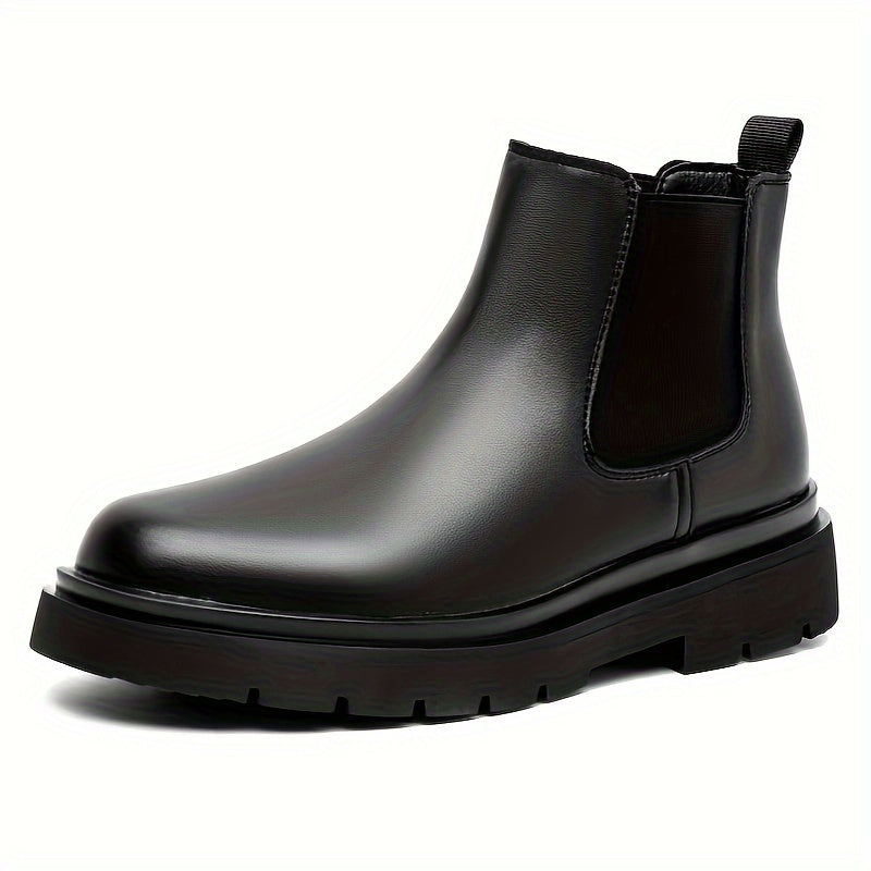 Breslin | Men’s Urban Leather Boots — Midnight Black