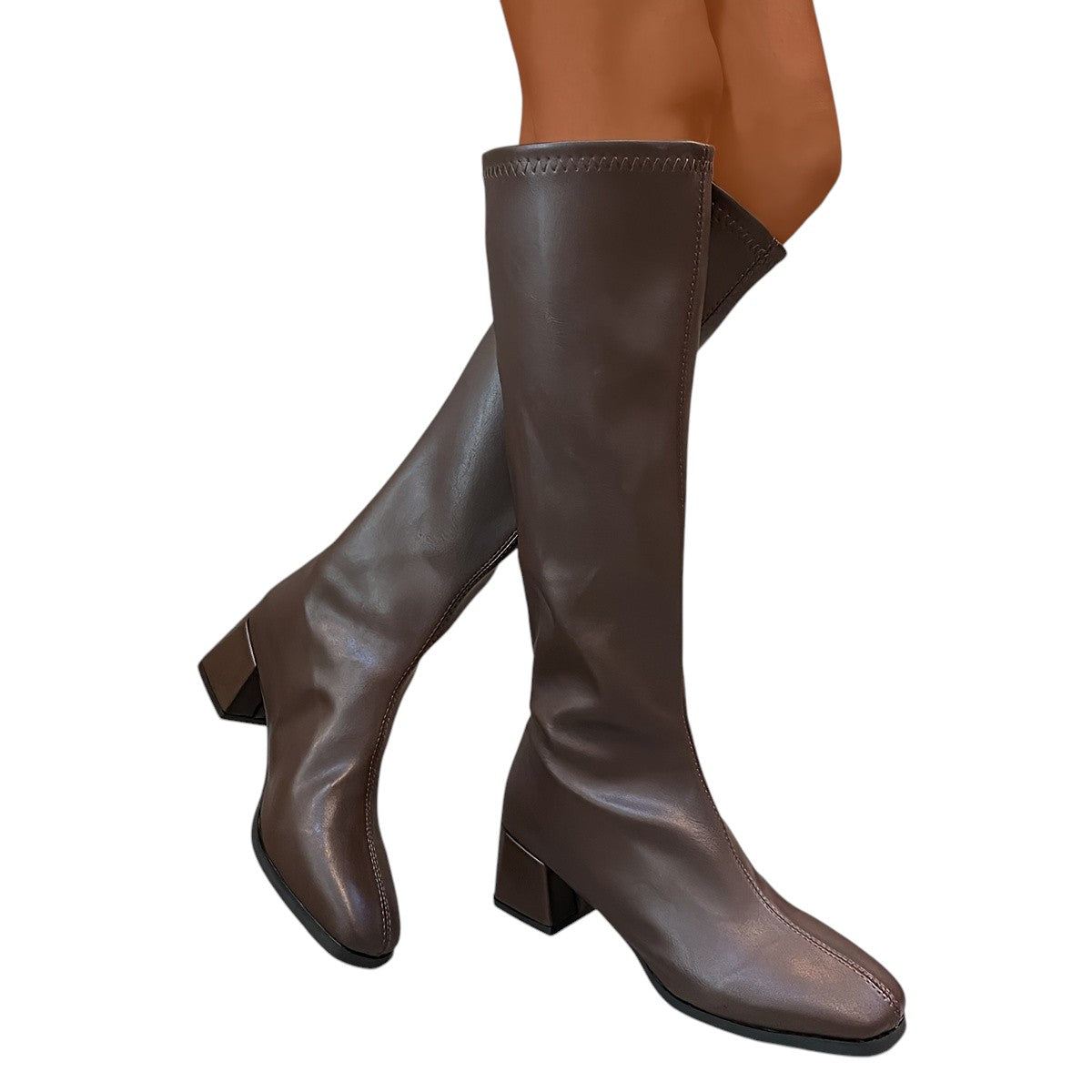 Breslin | Women’s Knee-High Leather Boots – Sleek, Timeless & Elegantly Elevated
