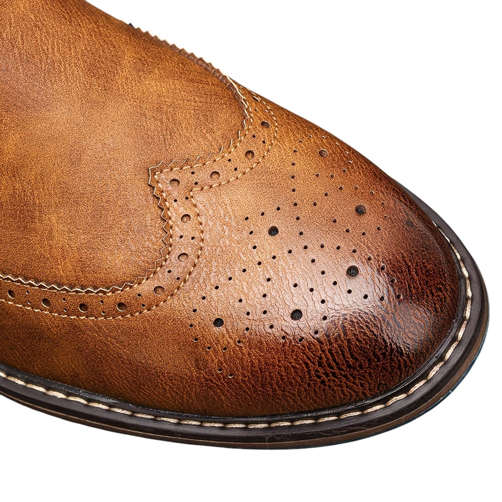 Breslin | Men’s Brogue Chelsea Boots – Classic Craft, Modern Edge