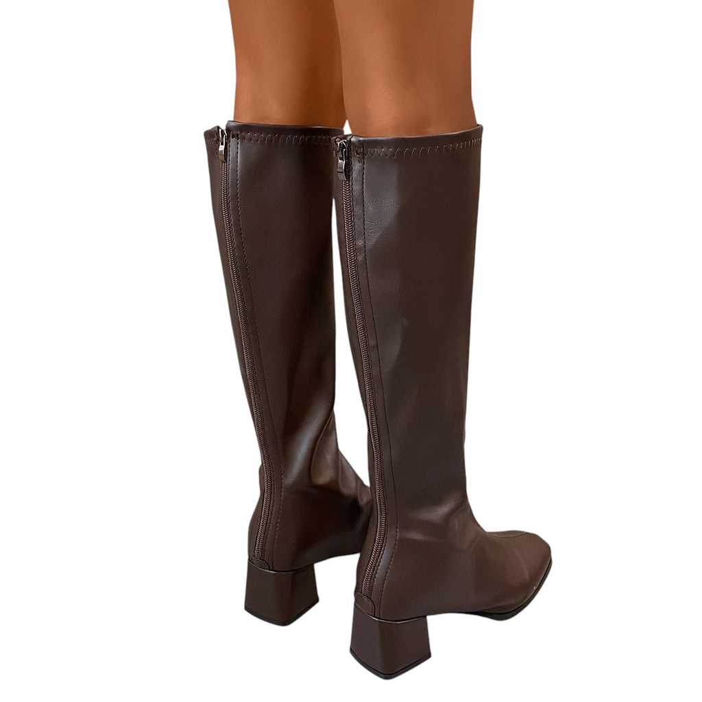 Breslin | Women’s Knee-High Leather Boots – Sleek, Timeless & Elegantly Elevated